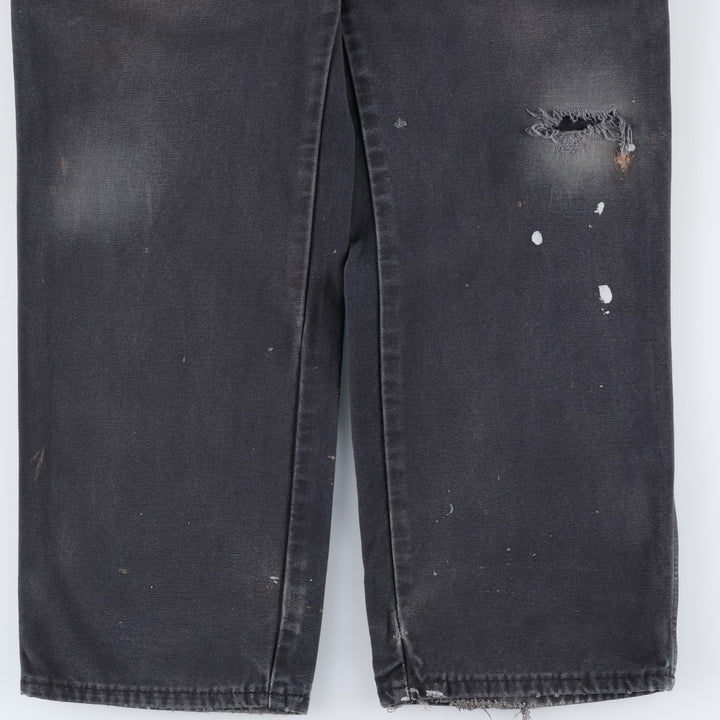 Dickies Duck Painter Pants Men's W37 cotton black type Vintage Second Hand