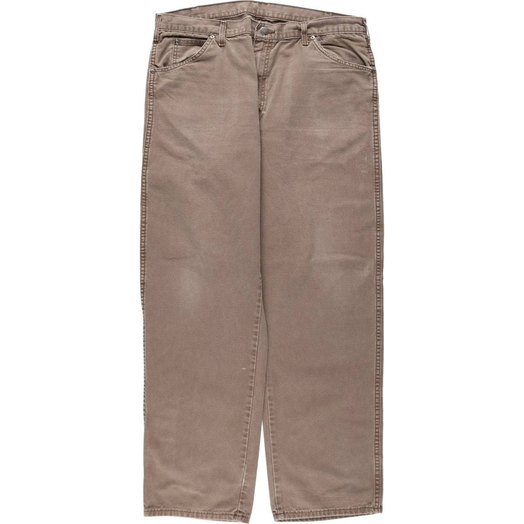 Dickies Duck Work Pants Men's W37 cotton brown type Vintage Second Hand