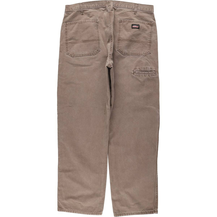 Dickies Duck Work Pants Men's W37 cotton brown type Vintage Second Hand