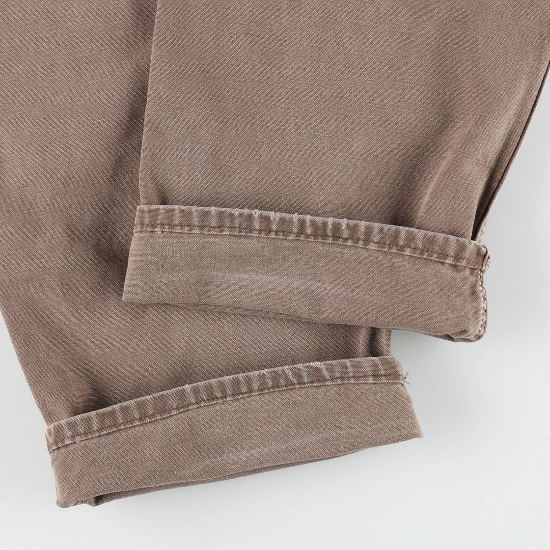 Dickies Duck Work Pants Men's W37 cotton brown type Vintage Second Hand
