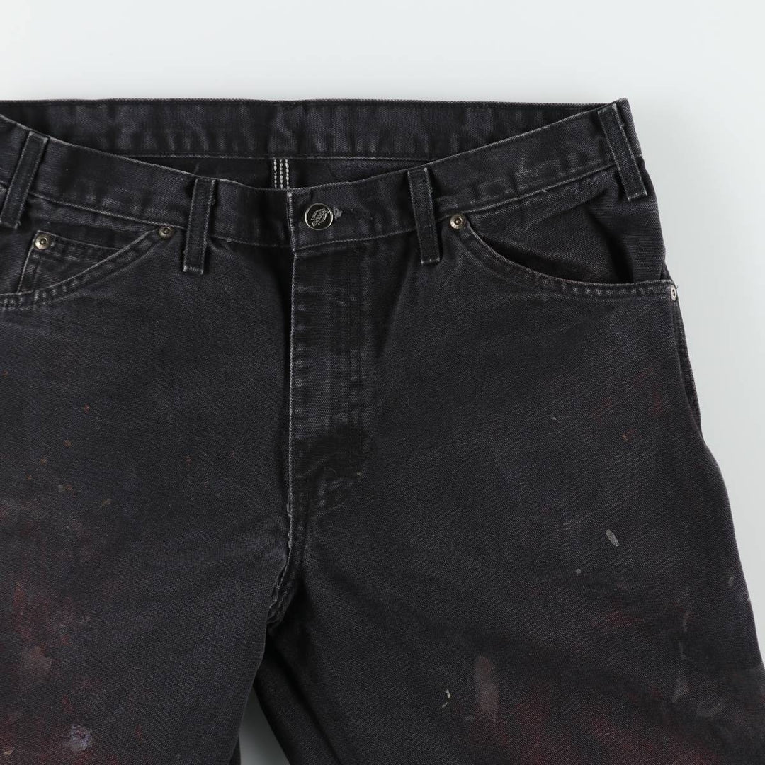Dickies Duck Painter Pants Men's W34 equivalent cotton black type Vintage Second Hand