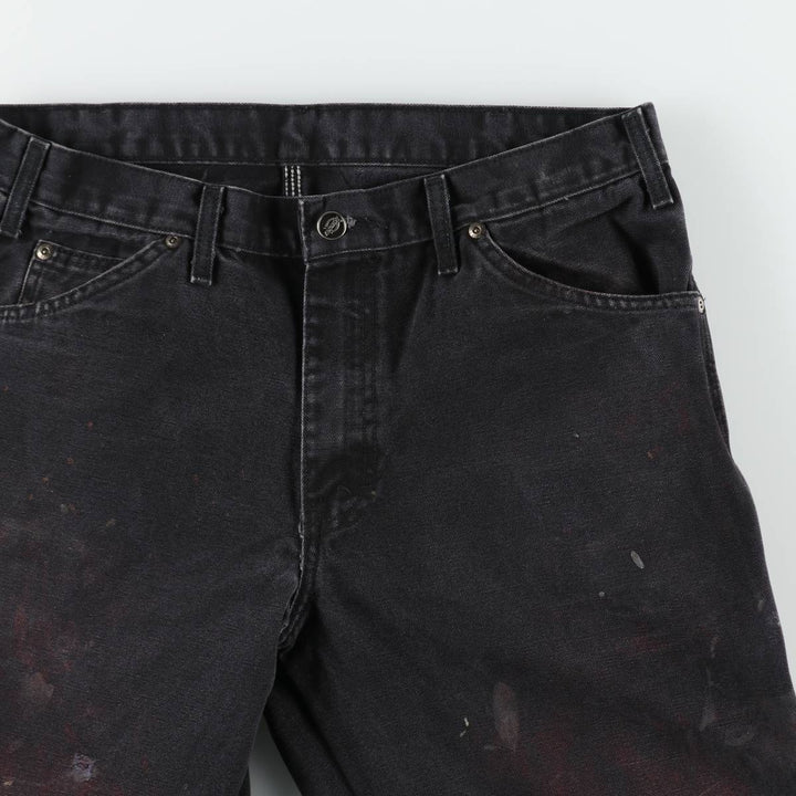 Dickies Duck Painter Pants Men's W34 equivalent cotton black type Vintage Second Hand
