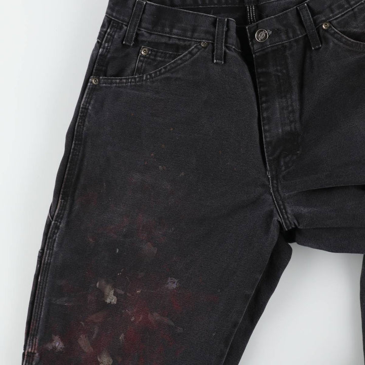 Dickies Duck Painter Pants Men's W34 equivalent cotton black type Vintage Second Hand