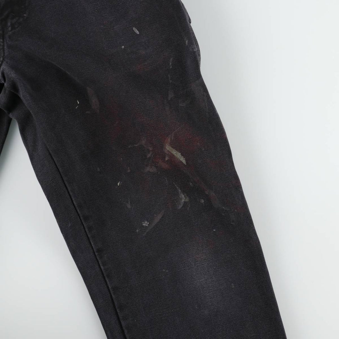 Dickies Duck Painter Pants Men's W34 equivalent cotton black type Vintage Second Hand