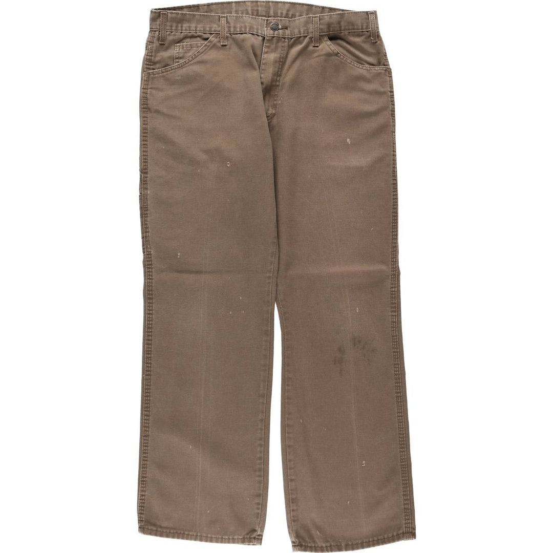 Dickies Duck Work Pants Men's W36 cotton Beige type Vintage Second Hand