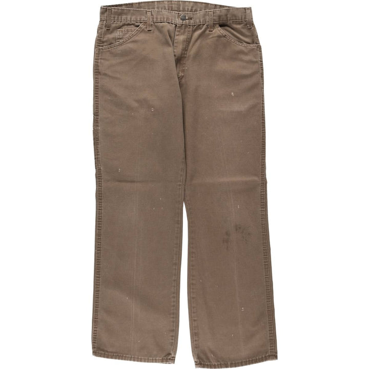 Dickies Duck Work Pants Men's W36 cotton Beige type Vintage Second Hand