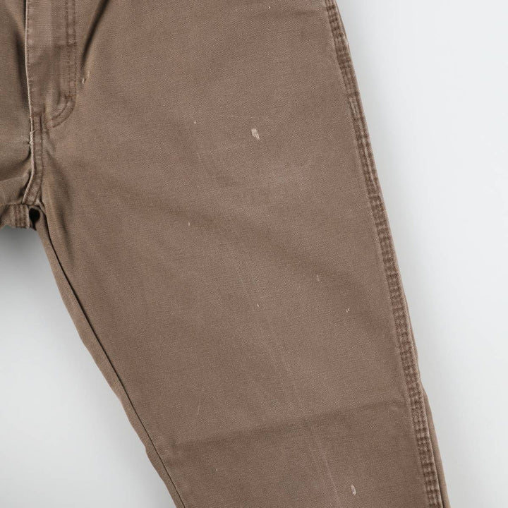 Dickies Duck Work Pants Men's W36 cotton Beige type Vintage Second Hand