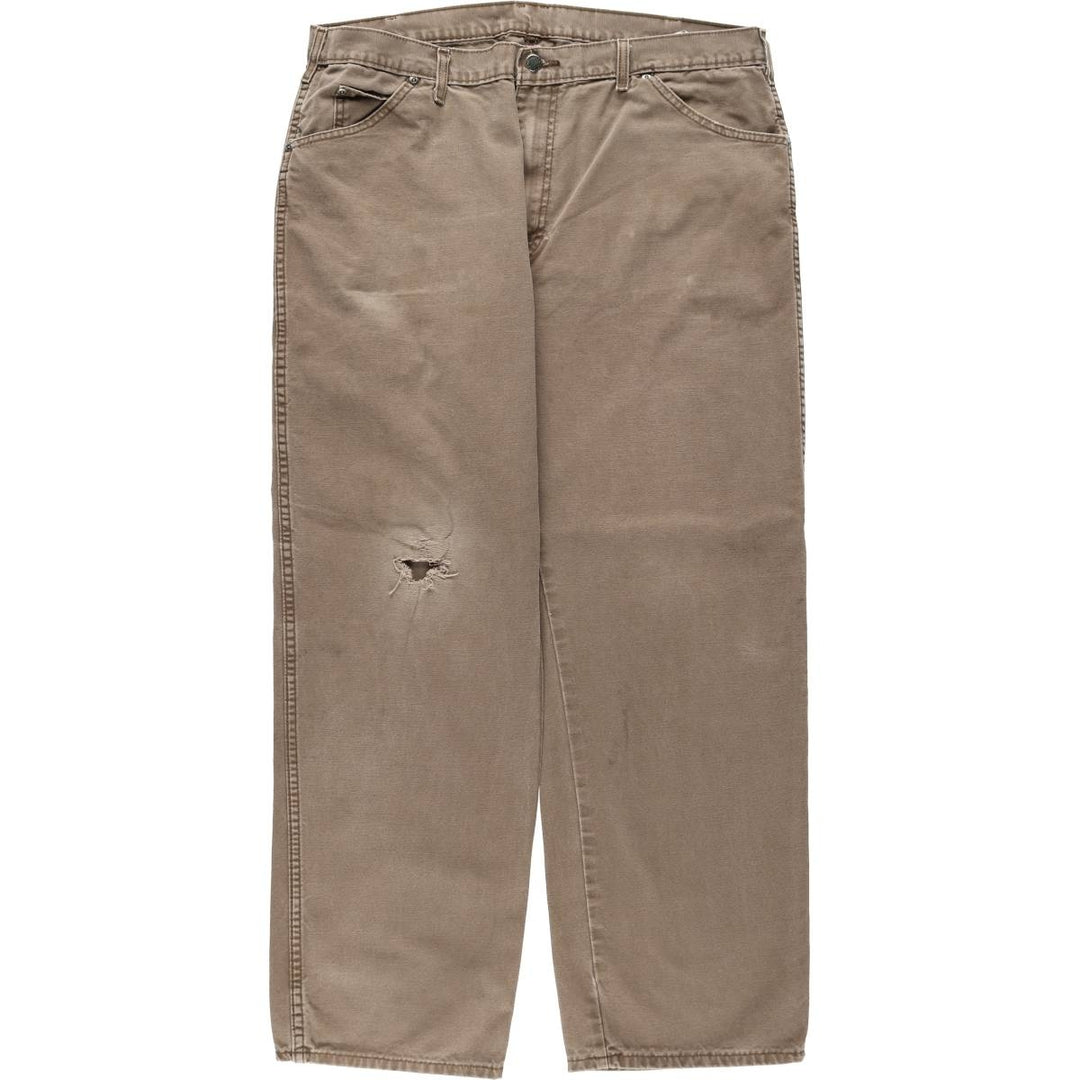Dickies Duck Work Pants, Men's W39 (approx.) cotton brown type Vintage Second Hand