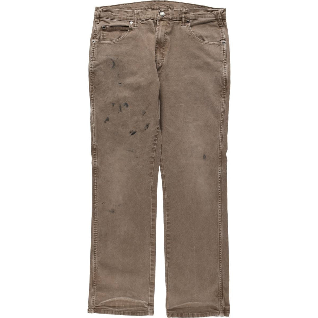 Dickies Duck Work Pants Men's W35 unclear brown type Vintage Second Hand