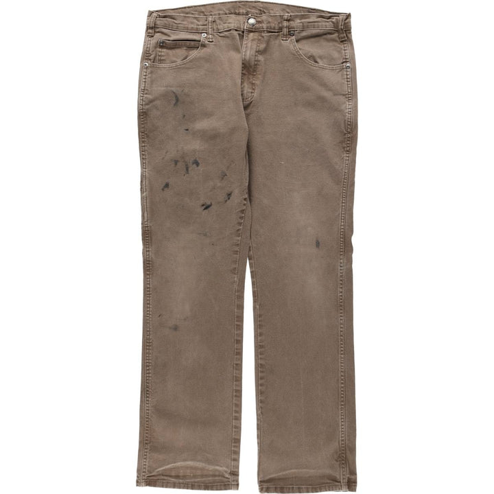Dickies Duck Work Pants Men's W35 unclear brown type Vintage Second Hand