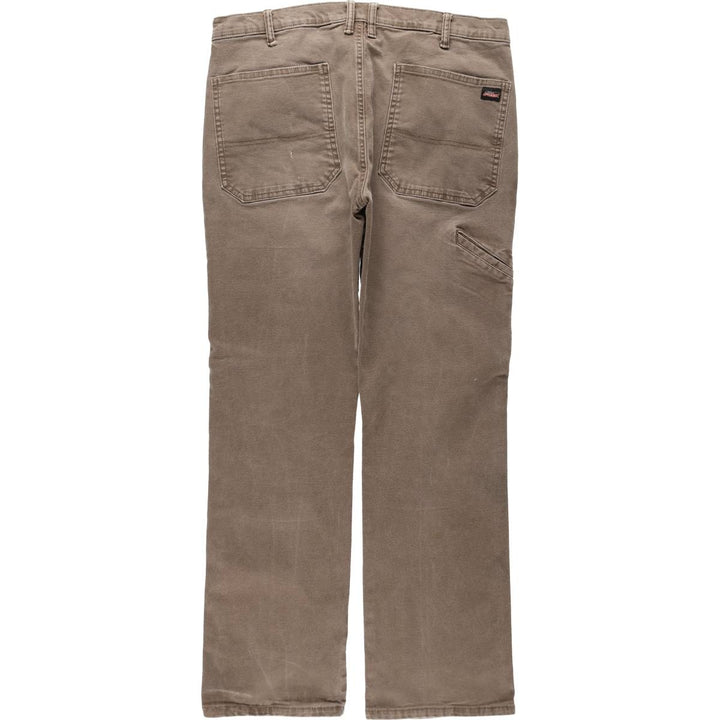 Dickies Duck Work Pants Men's W35 unclear brown type Vintage Second Hand