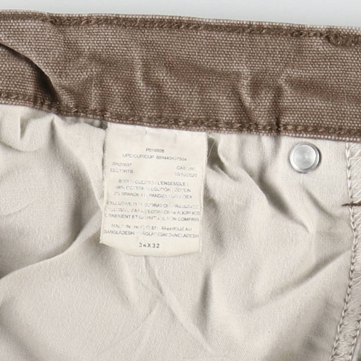 Dickies Duck Work Pants Men's W35 unclear brown type Vintage Second Hand