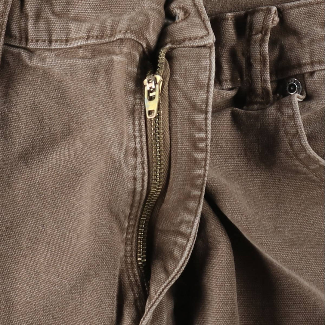 Dickies Duck Work Pants Men's W35 unclear brown type Vintage Second Hand