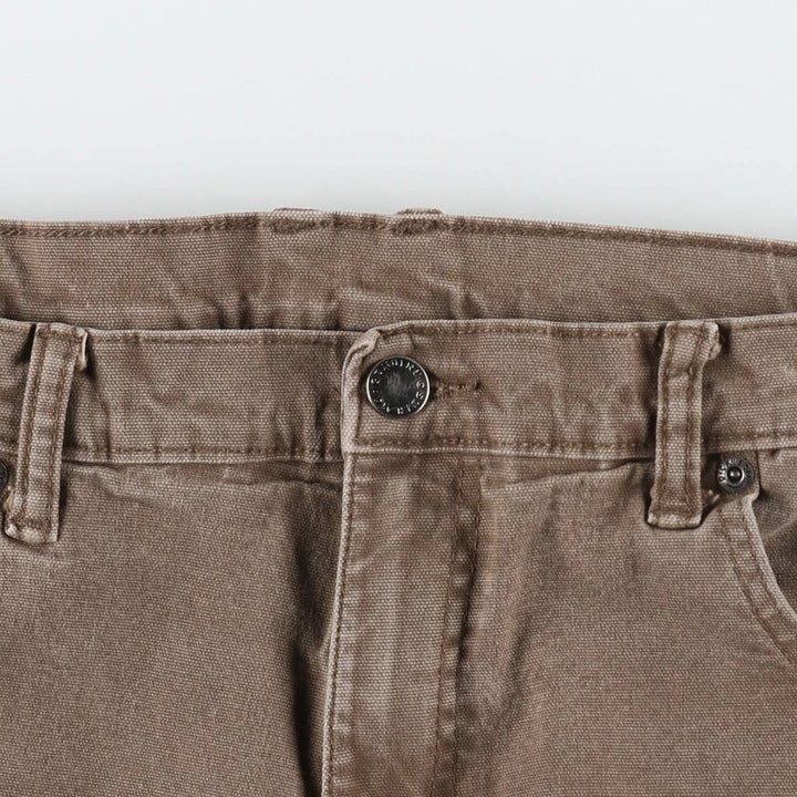 Dickies Duck Work Pants Men's W35 unclear brown type Vintage Second Hand