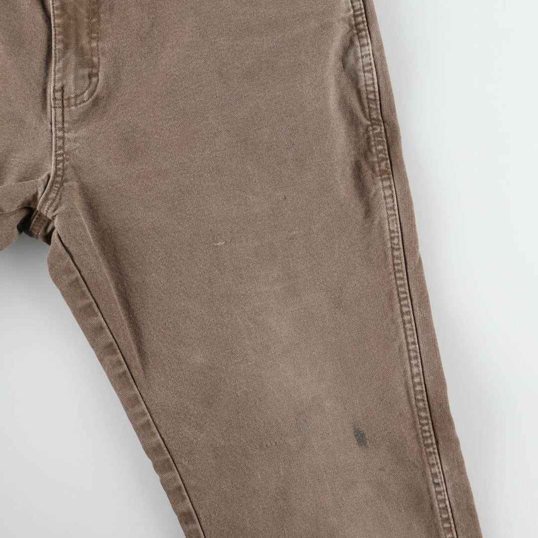 Dickies Duck Work Pants Men's W35 unclear brown type Vintage Second Hand