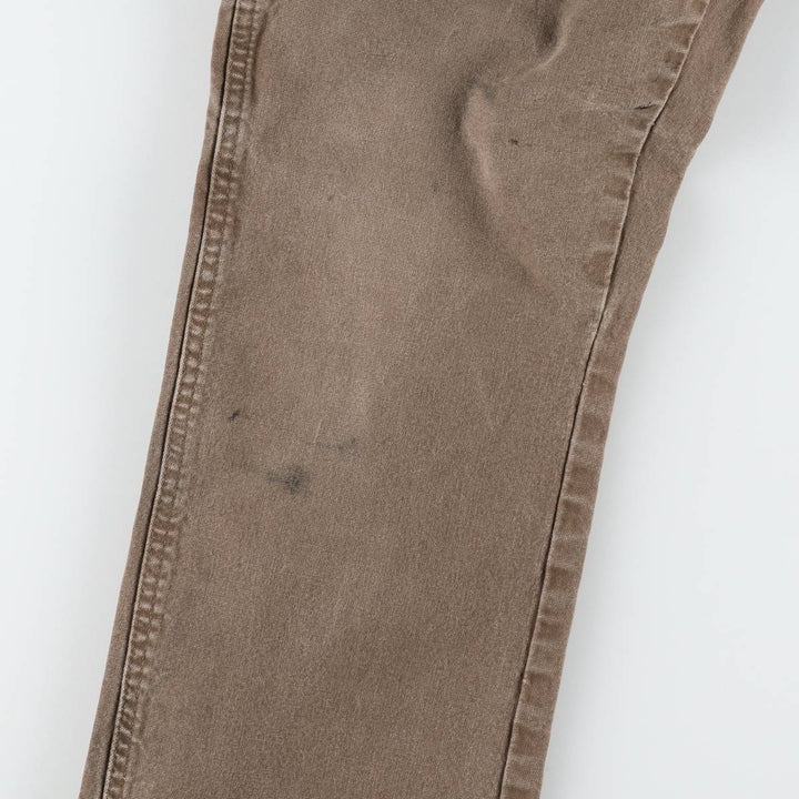 Dickies Duck Work Pants Men's W35 unclear brown type Vintage Second Hand