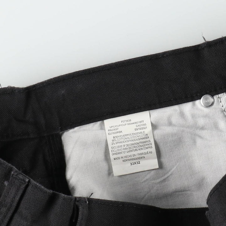 Dickies Duck Painter Pants Men's W34 equivalent cotton black type Vintage Second Hand