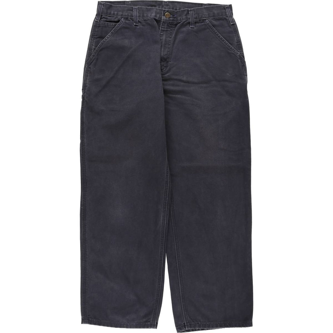 Carhartt Dungaree Fit Duck Painter Pants, Men's, Size W33 cotton navy blue type Vintage Second Hand