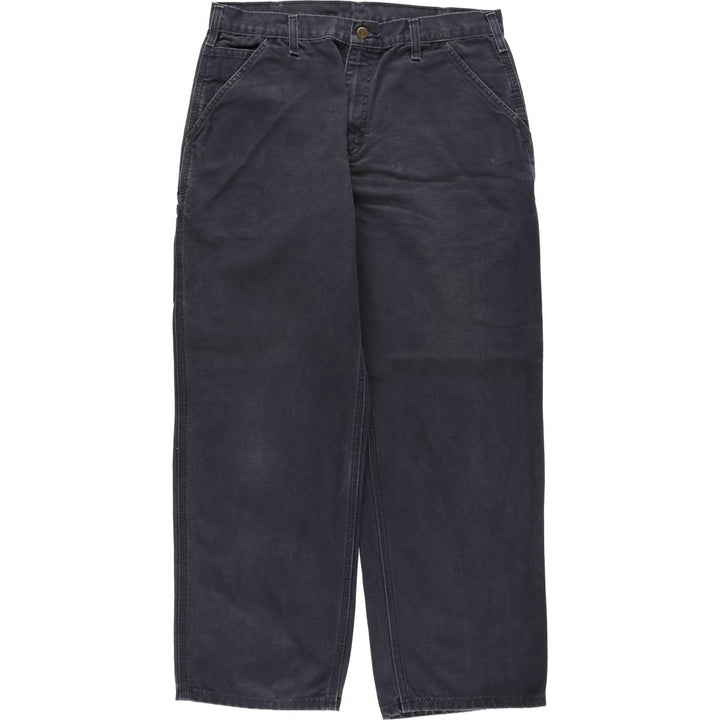 Carhartt Dungaree Fit Duck Painter Pants, Men's, Size W33 cotton navy blue type Vintage Second Hand