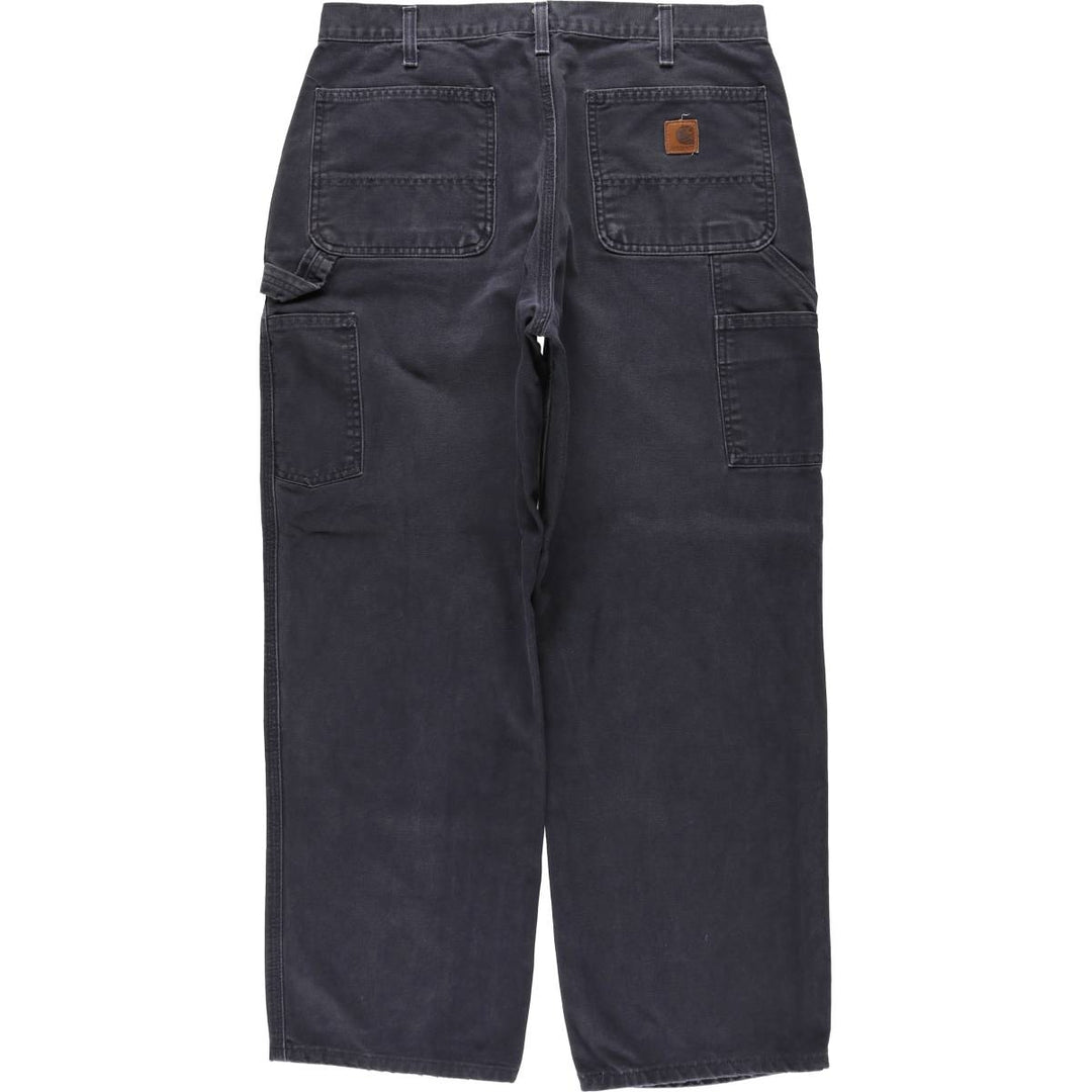 Carhartt Dungaree Fit Duck Painter Pants, Men's, Size W33 cotton navy blue type Vintage Second Hand