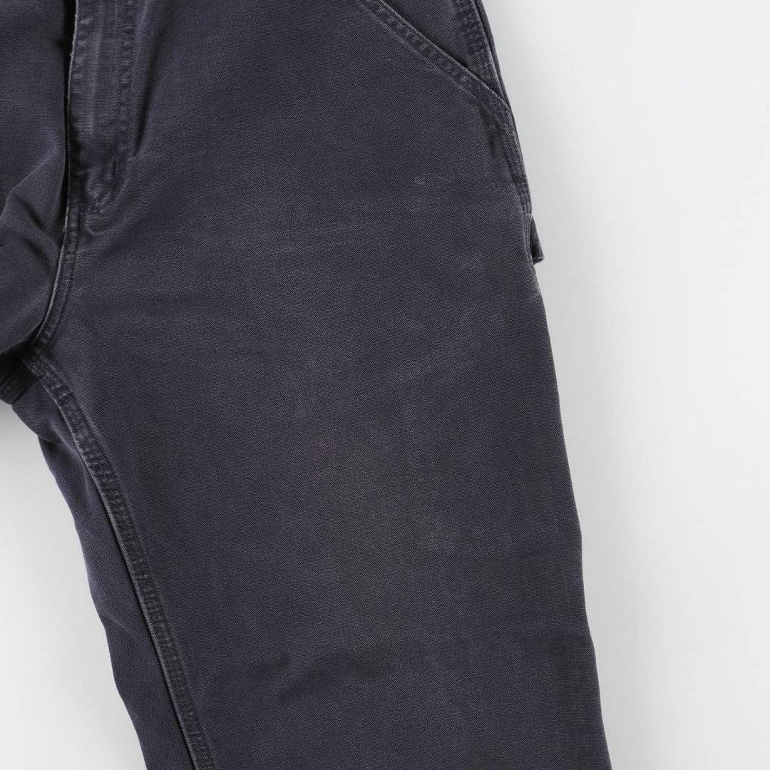 Carhartt Dungaree Fit Duck Painter Pants, Men's, Size W33 cotton navy blue type Vintage Second Hand