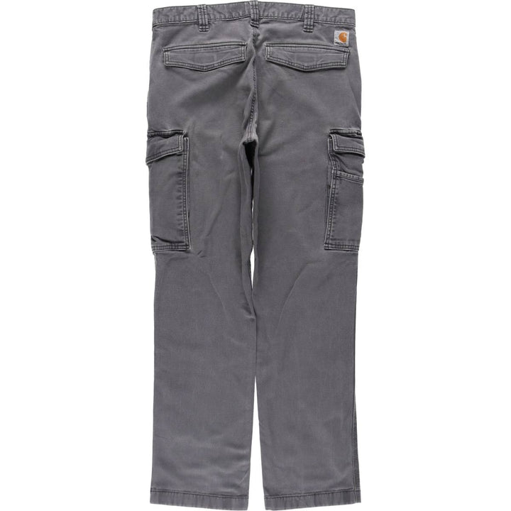 Carhartt Relaxed Fit Duck Work Pants Cargo Pants Men's W34 (approx.) cotton gray type Vintage Second Hand