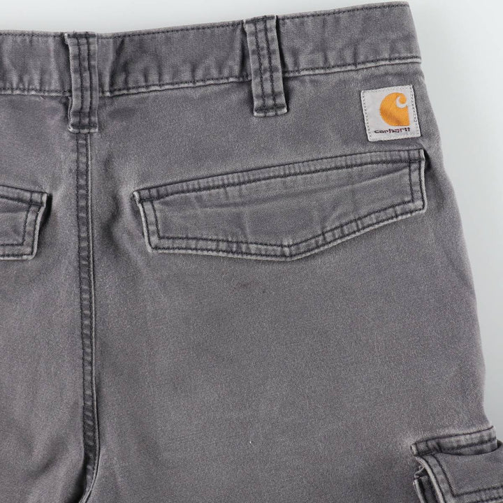 Carhartt Relaxed Fit Duck Work Pants Cargo Pants Men's W34 (approx.) cotton gray type Vintage Second Hand