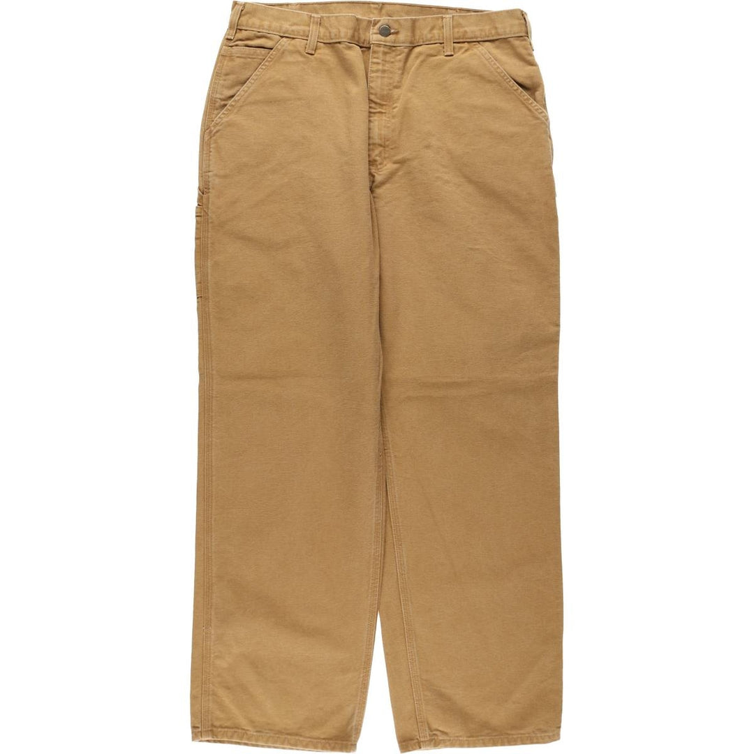 Carhartt Dungaree Fit Duck Painter Pants, Men's, W36 equivalent cotton Beige type Vintage Second Hand