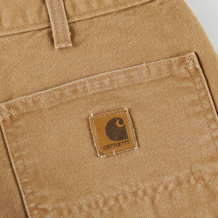 Carhartt Dungaree Fit Duck Painter Pants, Men's, W36 equivalent cotton Beige type Vintage Second Hand