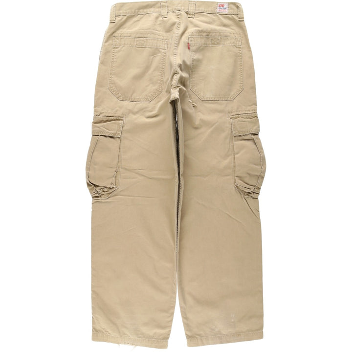 1990'S Levi's 588-6430 Duck Cargo Work Pants, Men's Size W34 (approx.), Vintage cotton Beige type Vintage Second Hand