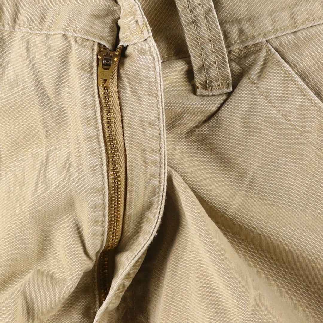 1990'S Levi's 588-6430 Duck Cargo Work Pants, Men's Size W34 (approx.), Vintage cotton Beige type Vintage Second Hand