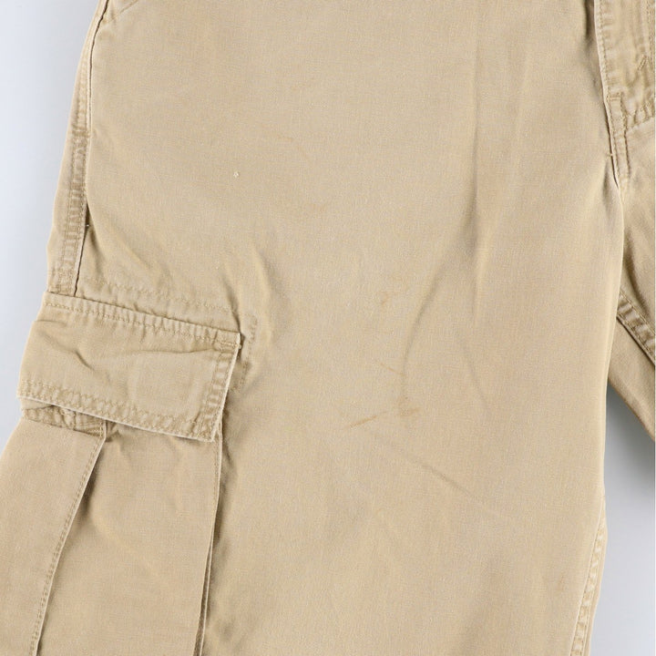 1990'S Levi's 588-6430 Duck Cargo Work Pants, Men's Size W34 (approx.), Vintage cotton Beige type Vintage Second Hand