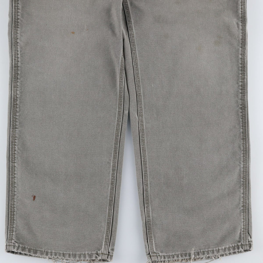 00'S Carhartt Dungaree Fit Duck Painter Pants Men's W36 cotton Khaki type Vintage Second Hand