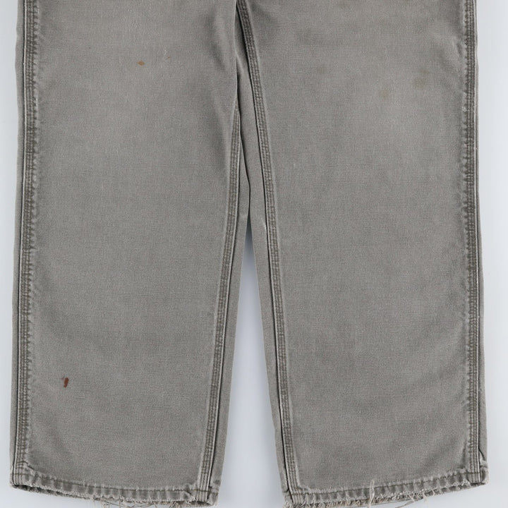 00'S Carhartt Dungaree Fit Duck Painter Pants Men's W36 cotton Khaki type Vintage Second Hand