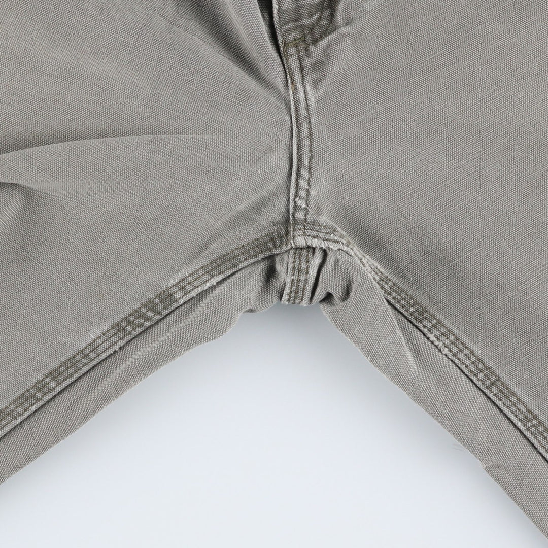 00'S Carhartt Dungaree Fit Duck Painter Pants Men's W36 cotton Khaki type Vintage Second Hand