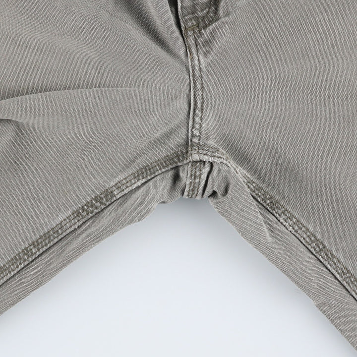 00'S Carhartt Dungaree Fit Duck Painter Pants Men's W36 cotton Khaki type Vintage Second Hand