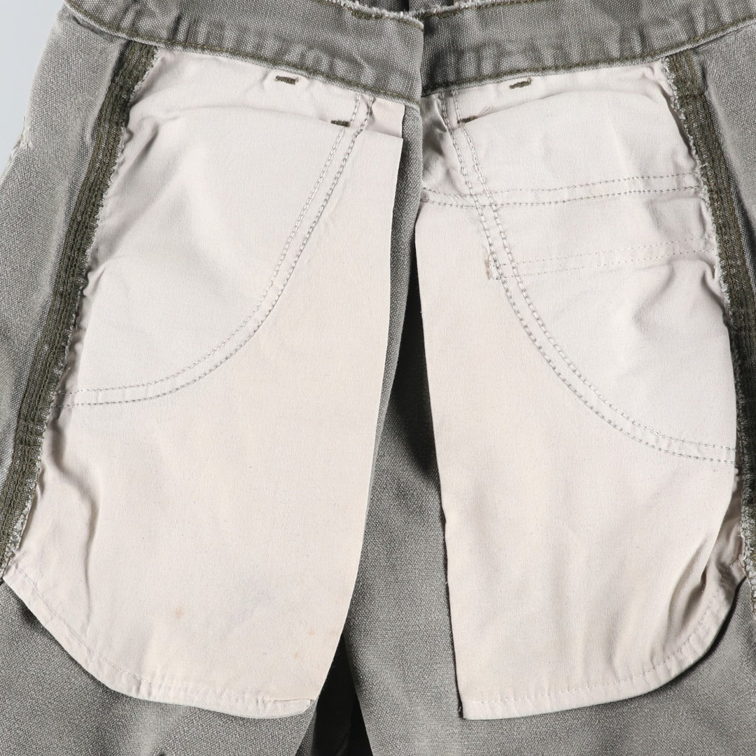 00'S Carhartt Dungaree Fit Duck Painter Pants Men's W36 cotton Khaki type Vintage Second Hand