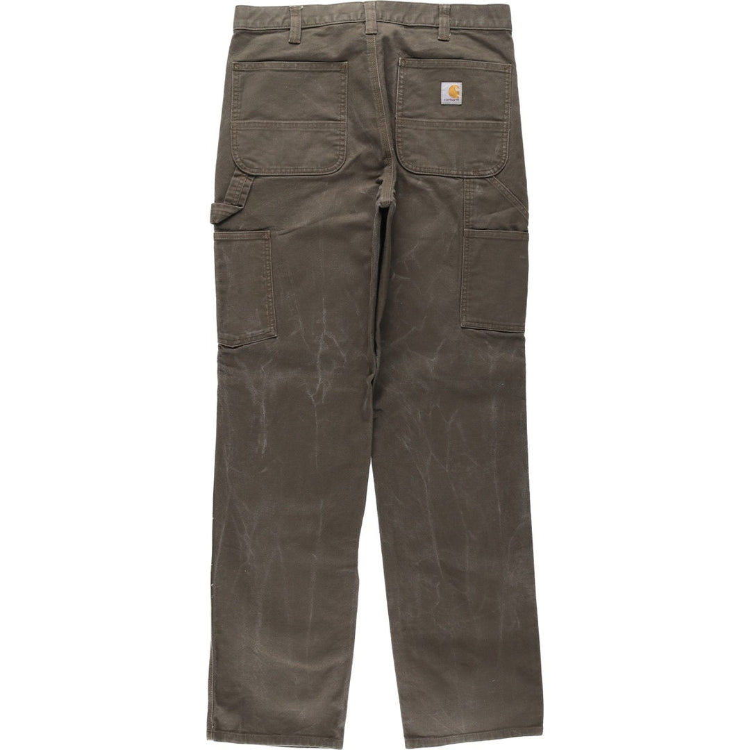 Carhartt Relaxed Fit Duck Painter Pants, Men's, Size 34 cotton Khaki type brown Vintage Second Hand