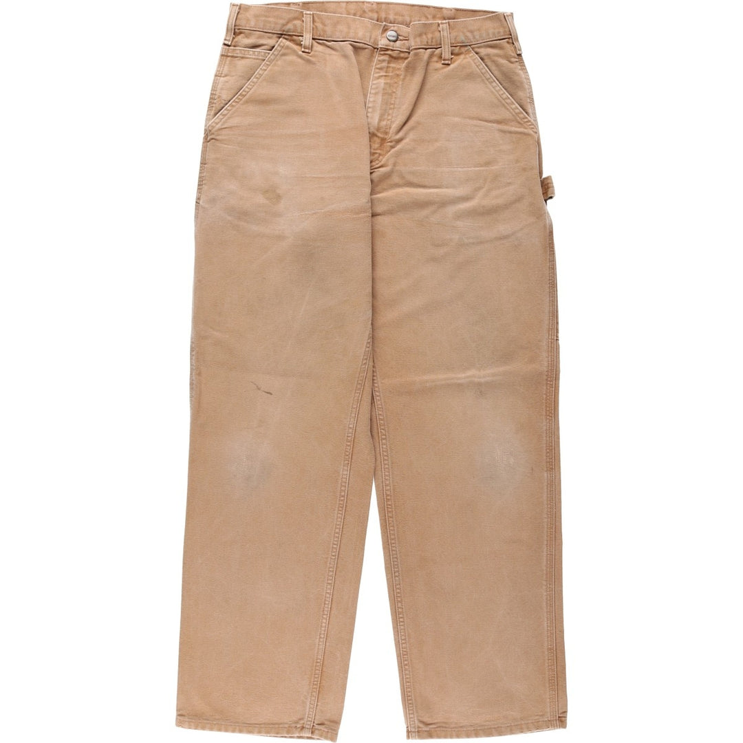 Carhartt Loose Fit Duck Painter Pants, Men's, W34 equivalent cotton brown type Vintage Second Hand