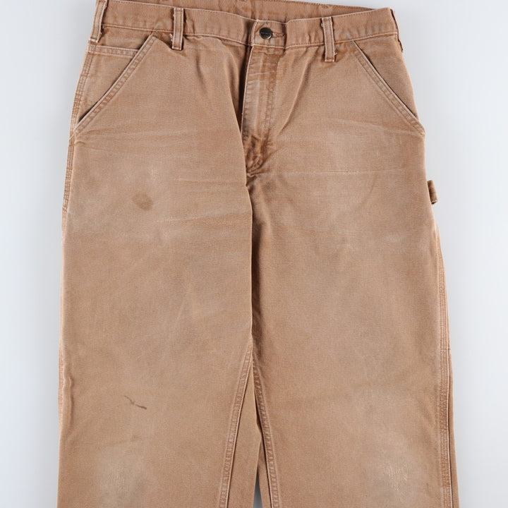 Carhartt Loose Fit Duck Painter Pants, Men's, W34 equivalent cotton brown type Vintage Second Hand