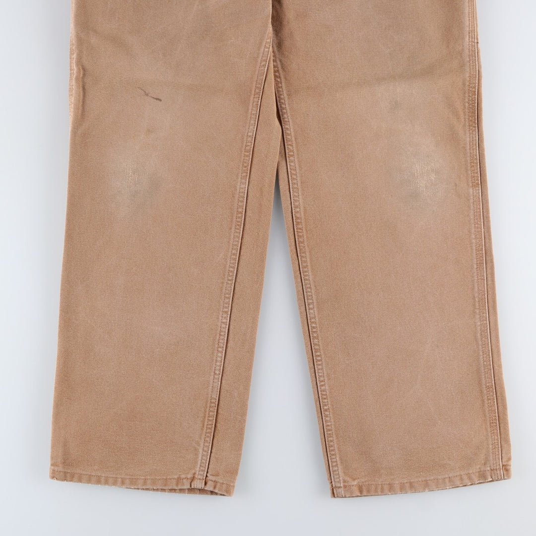Carhartt Loose Fit Duck Painter Pants, Men's, W34 equivalent cotton brown type Vintage Second Hand