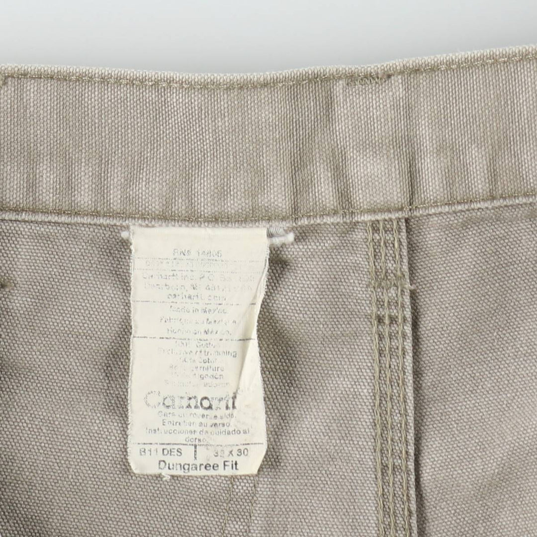 Carhartt Dungaree Fit Duck Painter Pants, Men's, W32 equivalent cotton Beige type Vintage Second Hand