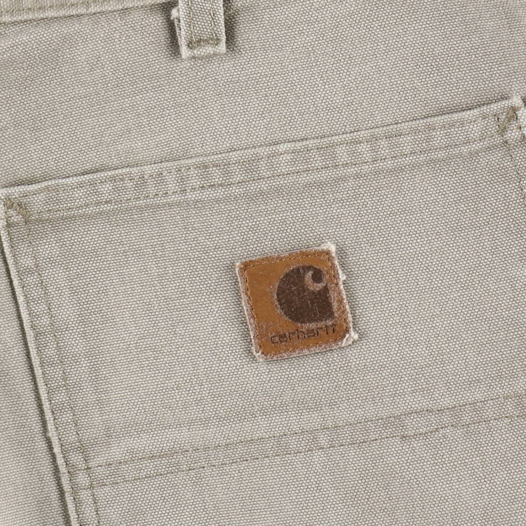 Carhartt Dungaree Fit Duck Painter Pants, Men's, W32 equivalent cotton Beige type Vintage Second Hand