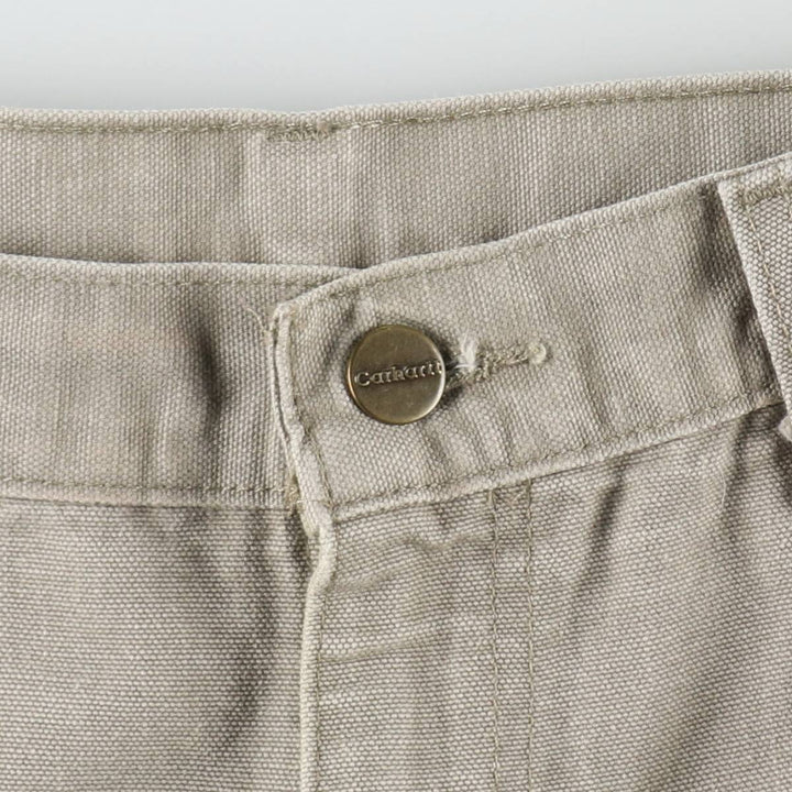 Carhartt Dungaree Fit Duck Painter Pants, Men's, W32 equivalent cotton Beige type Vintage Second Hand
