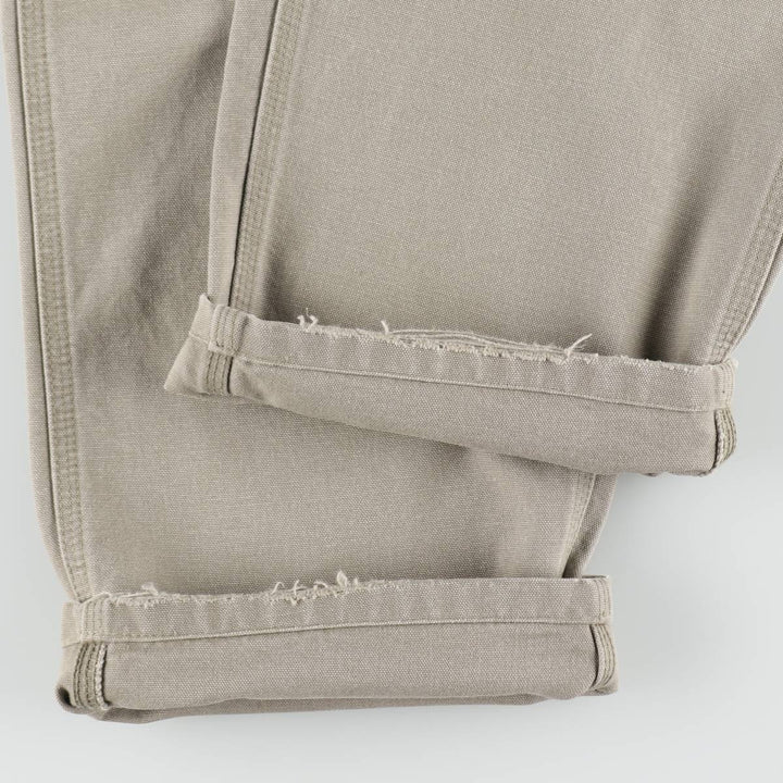 Carhartt Dungaree Fit Duck Painter Pants, Men's, W32 equivalent cotton Beige type Vintage Second Hand