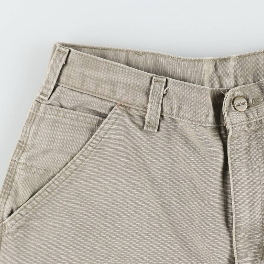 Carhartt Dungaree Fit Duck Painter Pants, Men's, W32 equivalent cotton Beige type Vintage Second Hand