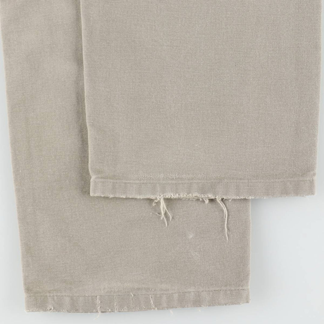Carhartt Dungaree Fit Duck Painter Pants, Men's, W32 equivalent cotton Beige type Vintage Second Hand