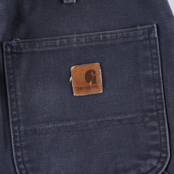 Carhartt Dungaree Fit Duck Painter Pants, Men's, W32 equivalent cotton navy blue type Vintage Second Hand