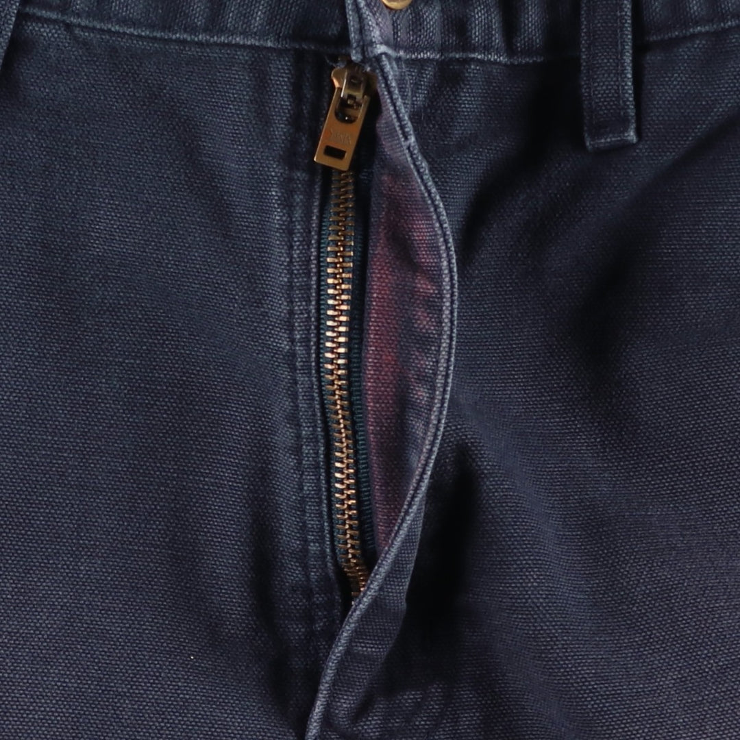 Carhartt Dungaree Fit Duck Painter Pants, Men's, W32 equivalent cotton navy blue type Vintage Second Hand