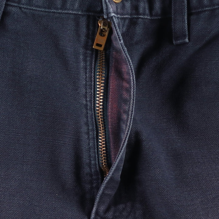 Carhartt Dungaree Fit Duck Painter Pants, Men's, W32 equivalent cotton navy blue type Vintage Second Hand